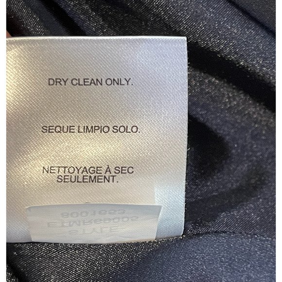 EUC Ellen Tracy Nordstrom Fit and Flare Sz 12 Blue Floral Sleeveless Dress - Picture 8 of 15